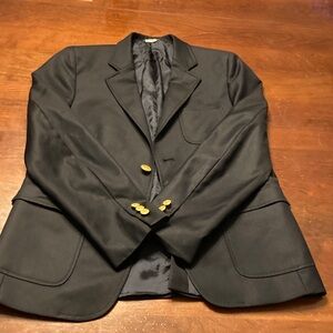 Brooks Brothers Black Jacket with Red Embroidery